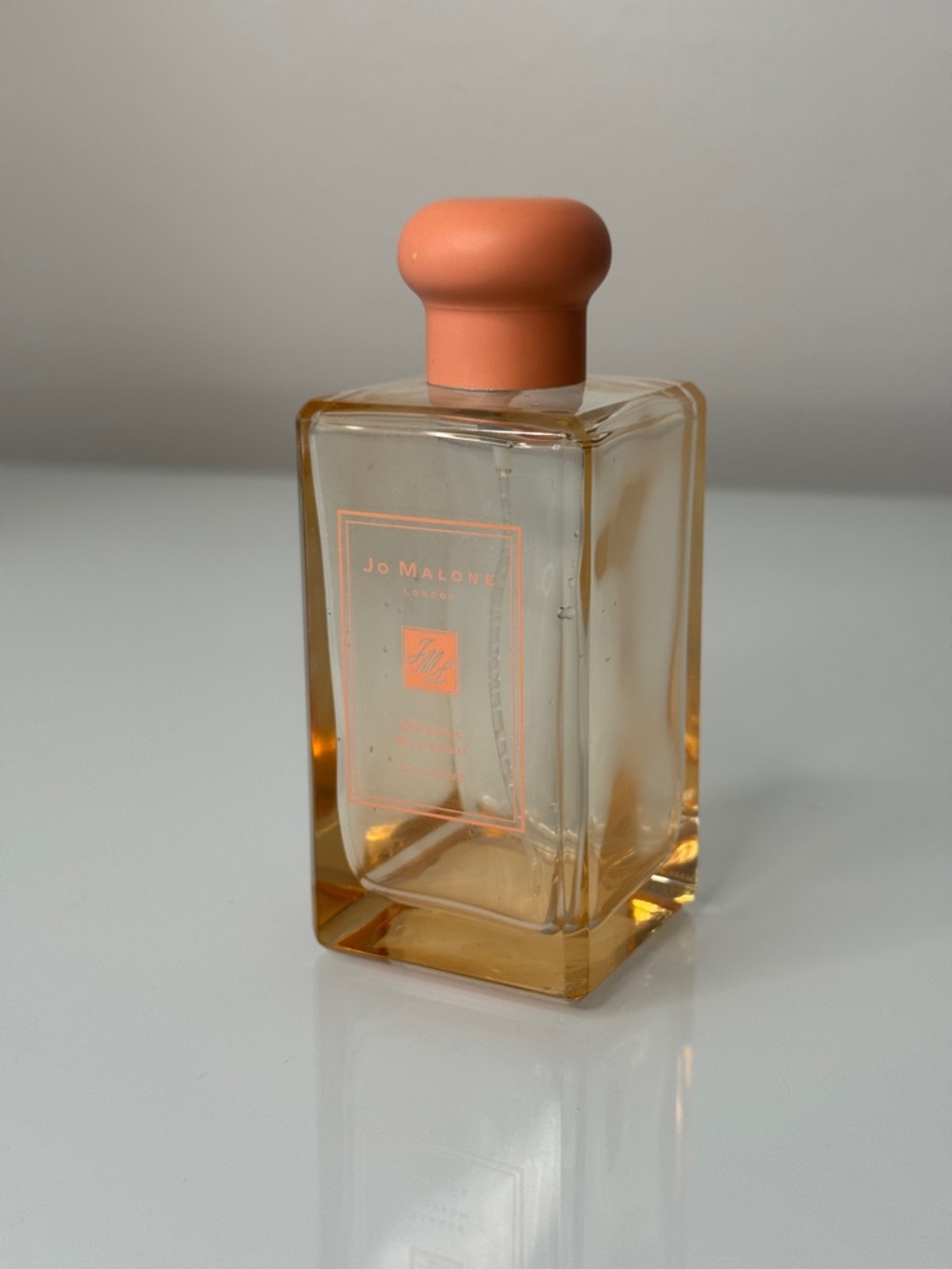 Bottle Empty Glass Jo Malone Orange Blossom Eau de Cologne Refill Decor Staging